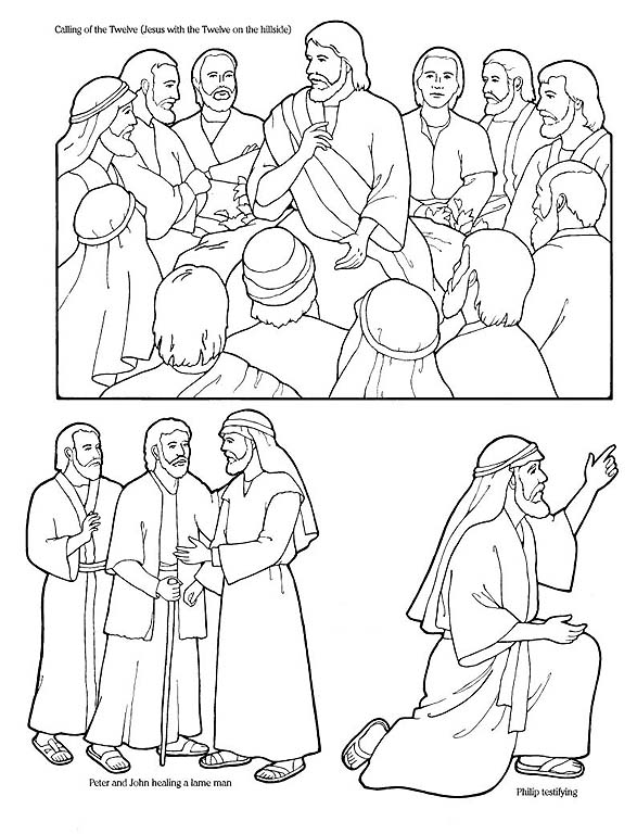 john the apostle coloring pages - photo #18