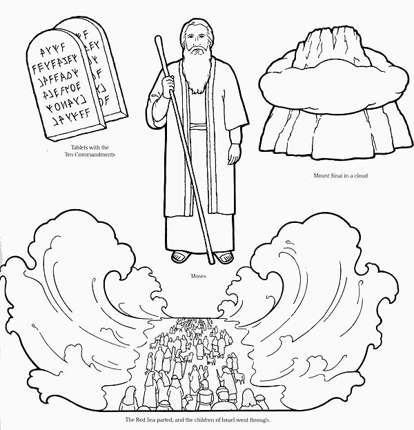48+ great pics 10 Commandments Coloring Page Lds / The Ten Commandments