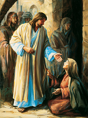 Woman Touching the Hem of the Savior’s Garment