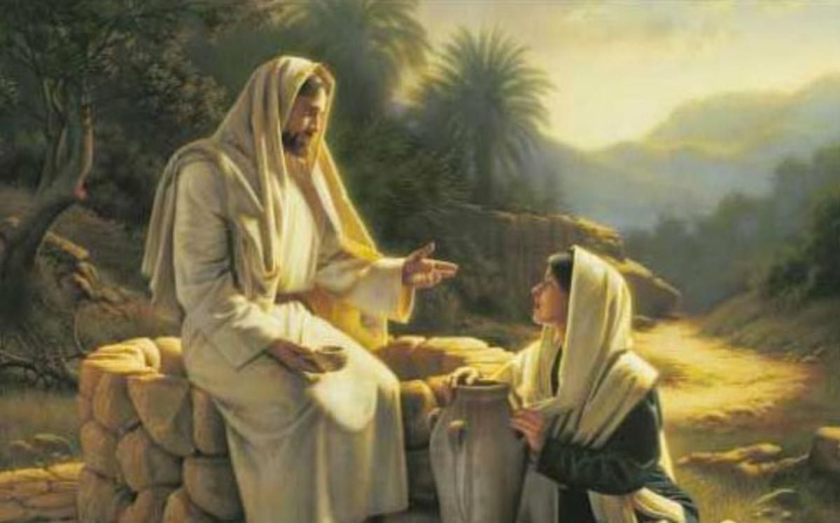 Иисус и женщина у колодца
