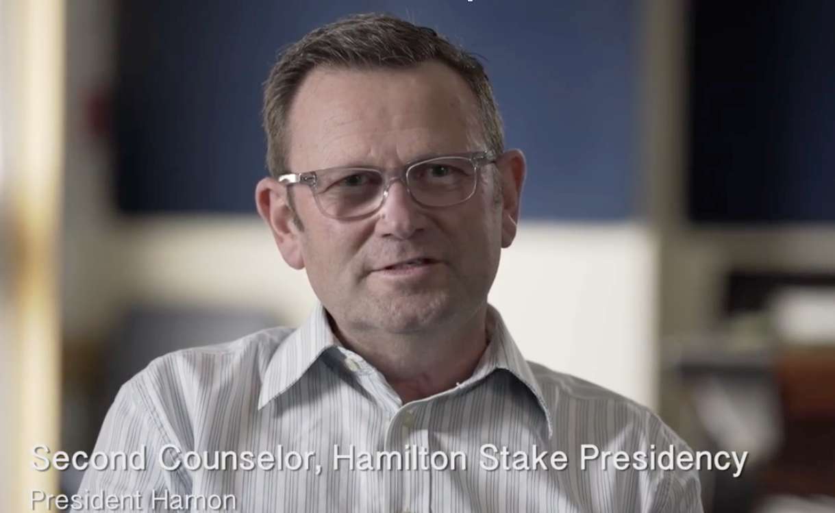 President Hamon, second counselor of the Hamilton Stake Presidency
